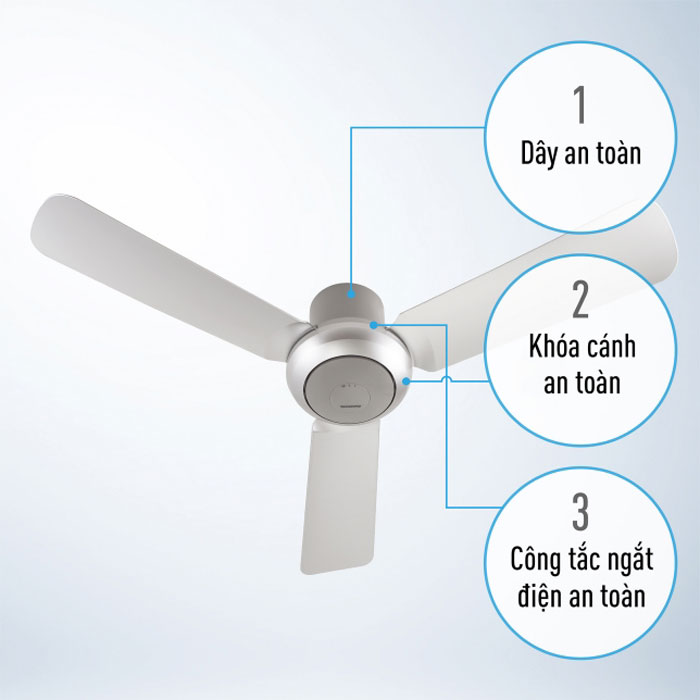 Quạt Trần Panasonic 3 Cánh F-48CZL
